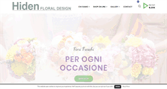 Desktop Screenshot of hidenfloraldesign.it