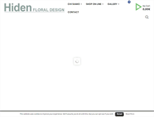 Tablet Screenshot of hidenfloraldesign.it